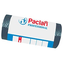 Мешки для мусора 60 л, черные, в рулоне 50 шт., ПНД, 6,2 мкм, 800х600 мм, PACLAN Professional, 604078 в Березниках