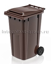 Контейнер для мусора 240 л коричневый облегченный 240 зеленый в Березниках Контейнер для мусора 240 л коричневый облегченный 240 зеленый в Березниках