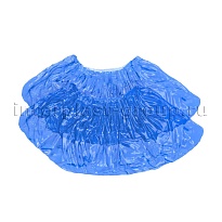 Бахилы голубые 2000 шт (1000 пар), 16 мкм, однослойные, с одной резинкой, Эконом в Березниках