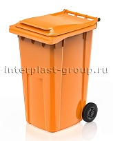 Контейнер для мусора 240 л оранжевый облегченный 240 оранжевый в Березниках Контейнер для мусора 240 л оранжевый облегченный 240 оранжевый в Березниках
