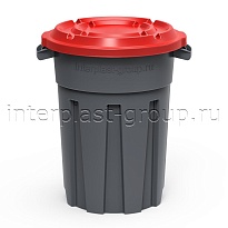 Мусорный бак универсальный  80 л серый 80 серый в Березниках