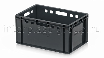 Ящик для мяса и колбасных изделий Е-3 темно-серый в Березниках