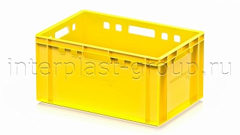 Ящик для мяса и колбасных изделий Е-3 желтый в Березниках
